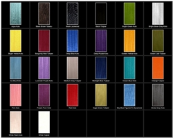 Dyed Veneer Mixture 25 pcs - 8" x 4" .45mm - .65mm wood veneer